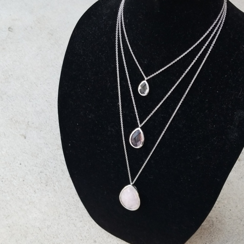 Minaret 3-row necklace